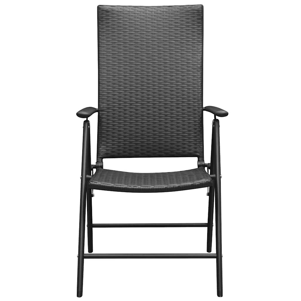 Set da Pranzo da Giardino 3 pz Nero e Marrone | homemem39