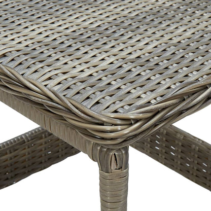 Set Divani da Giardino 2 pz con Cuscini in Polyrattan Marrone