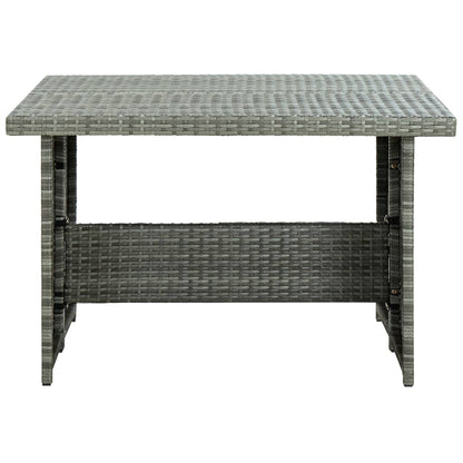 Set Divani da Giardino 6 pz con Cuscini in Polyrattan Grigio | homemem39