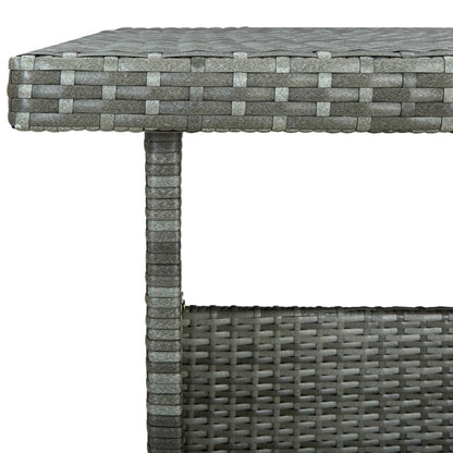 Set Divani da Giardino 6 pz con Cuscini in Polyrattan Grigio | homemem39