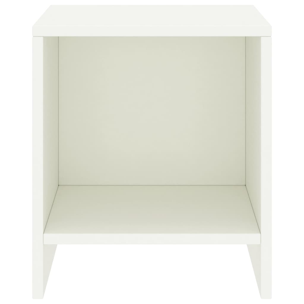 Comodini 2 pz Bianco 35x30x40 cm in Pino Massello - homemem39