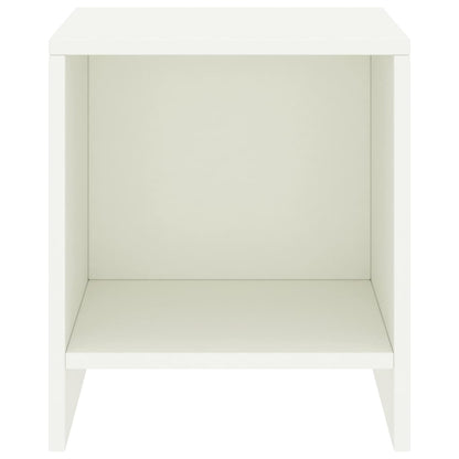 Comodini 2 pz Bianco 35x30x40 cm in Pino Massello - homemem39