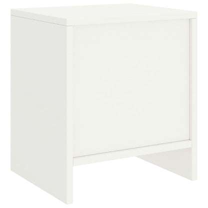 Comodini 2 pz Bianco 35x30x40 cm in Pino Massello - homemem39
