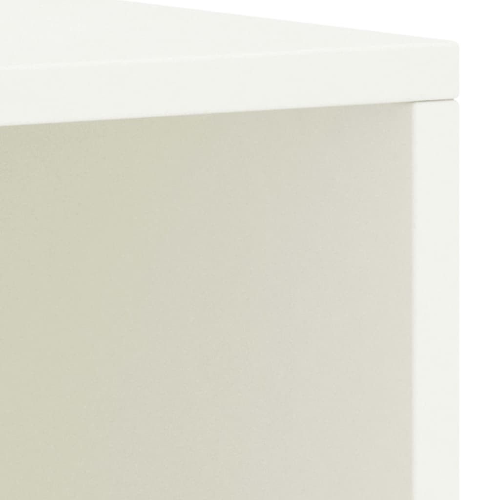 Comodini 2 pz Bianco 35x30x40 cm in Pino Massello - homemem39