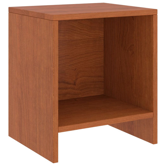Comodini 2 pz Ambrati 35x30x40 cm in Legno Massello di Pino - homemem39