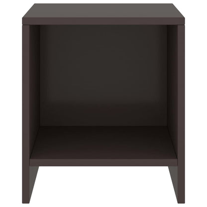 Comodini 2 pz Marrone Scuro 35x30x40 cm in Pino Massello - homemem39