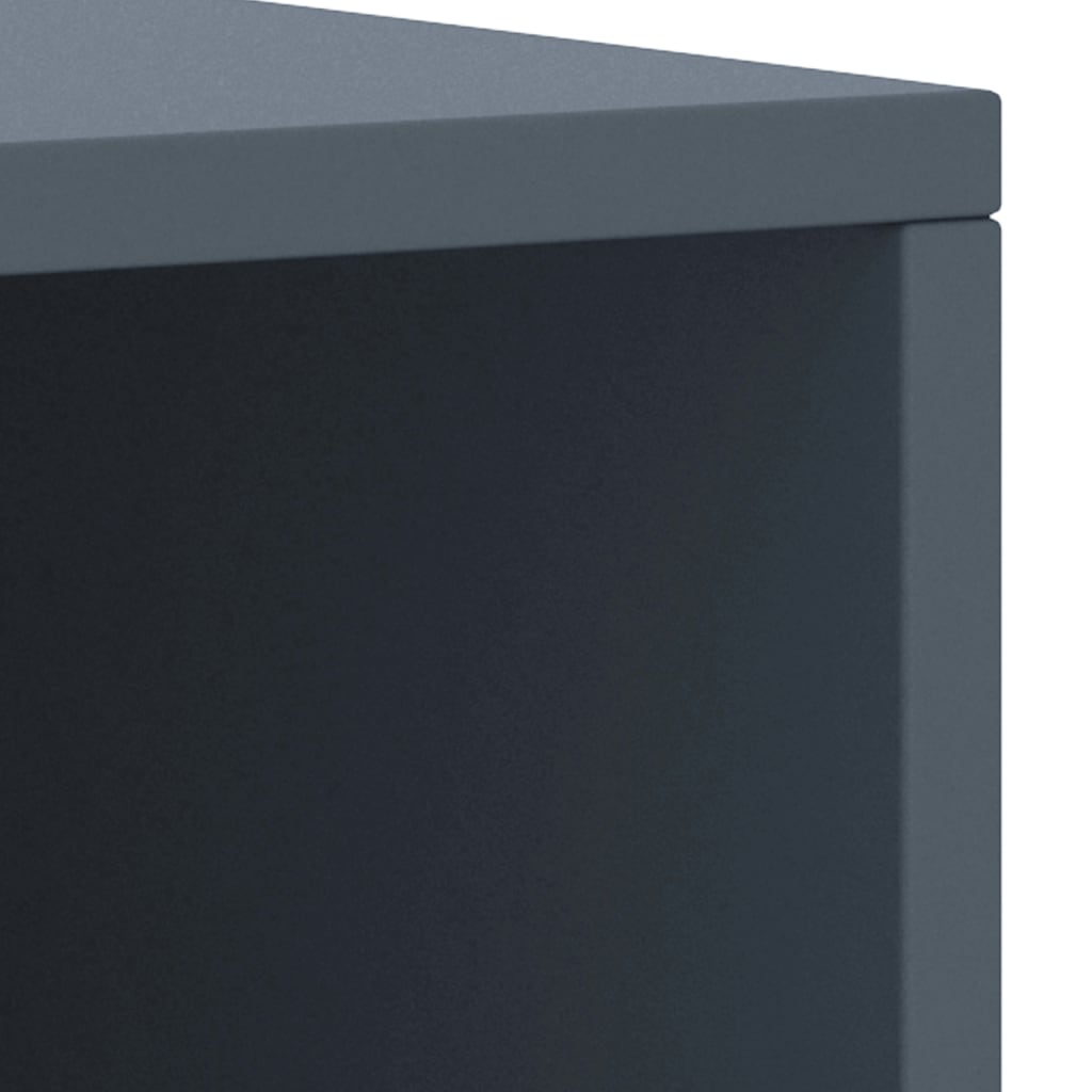 Comodini 2 pz Grigio Chiaro 35x30x40 cm Legno Massello di Pino - homemem39