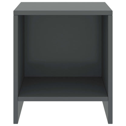 Comodini 2 pz Grigio Scuro 35x30x40 cm in Pino Massello - homemem39