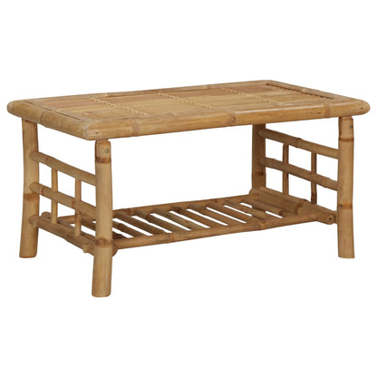 Set Divani da Giardino 4 pz con Cuscini in Bambù | homemem39