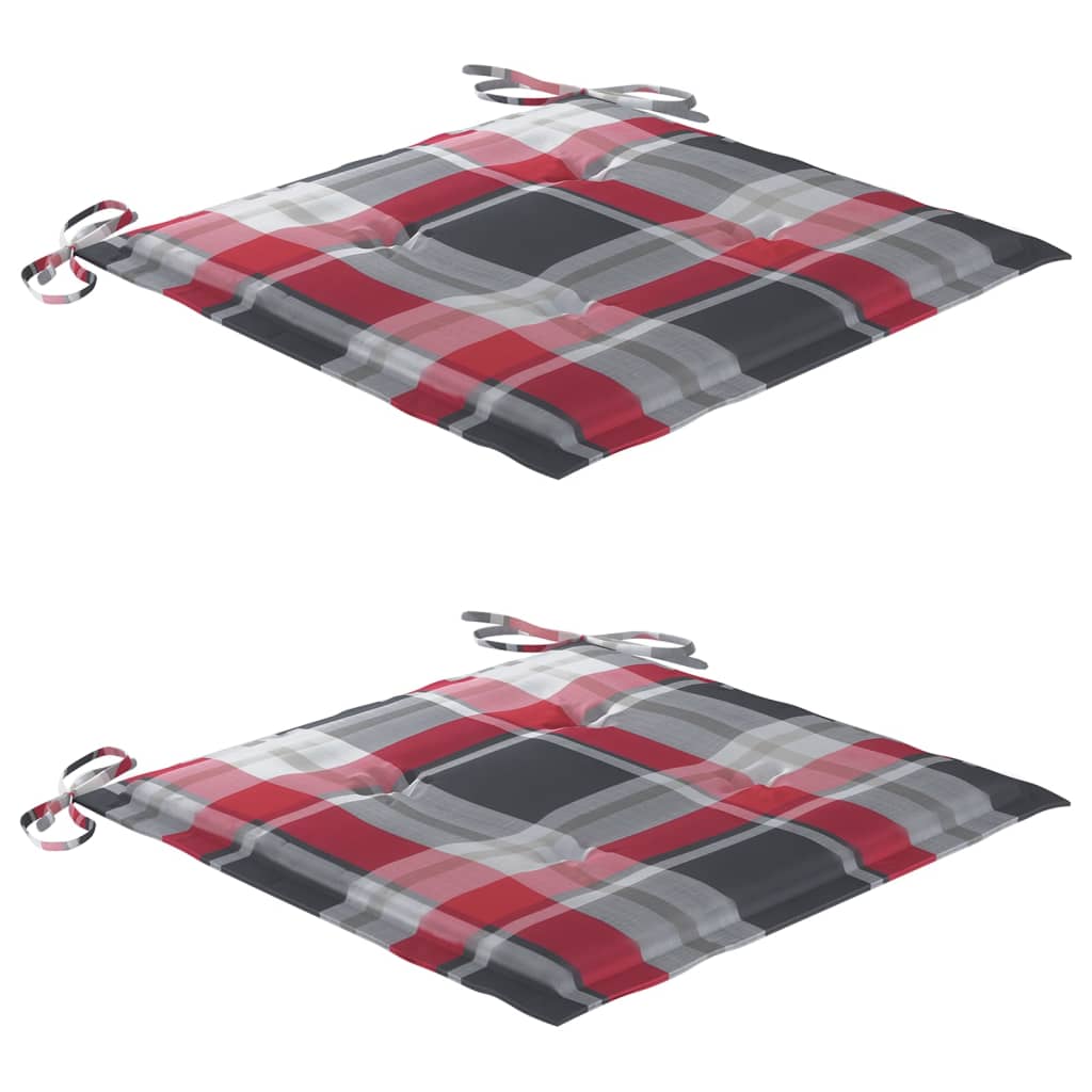 Sedie da Giardino con Cuscini e Tavolino in Massello di Acacia - homemem39