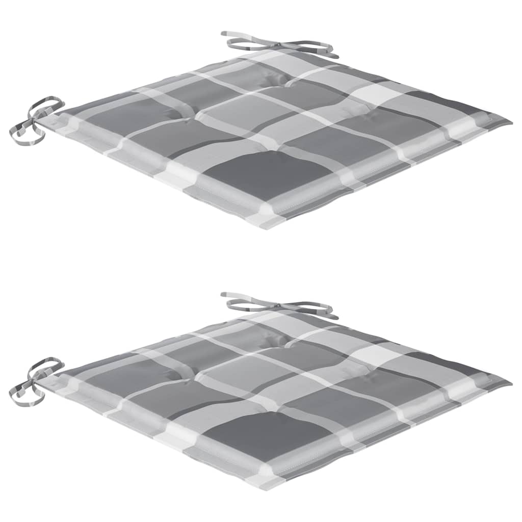 Sedie da Giardino con Cuscini e Tavolino in Massello di Acacia - homemem39