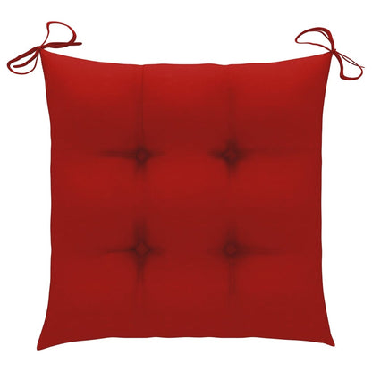 Sedie da Giardino con Cuscini e Tavolino in Massello di Acacia | homemem39