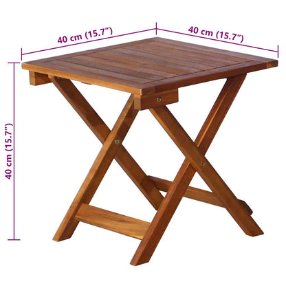 Sdraio da Giardino con Cuscino e Tavolo in Massello di Acacia | homemem39
