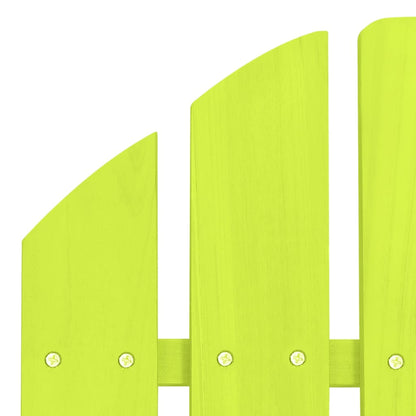 Sedia Giardino Adirondack con Ottomana Massello di Abete Verde - homemem39