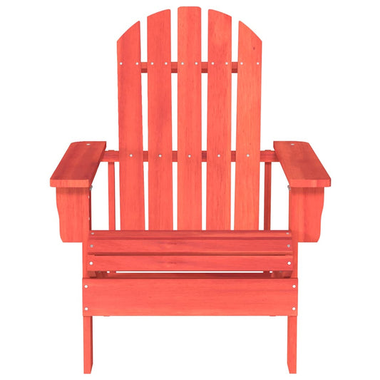 Sedia Giardino Adirondack in Legno Massello di Abete Rossa