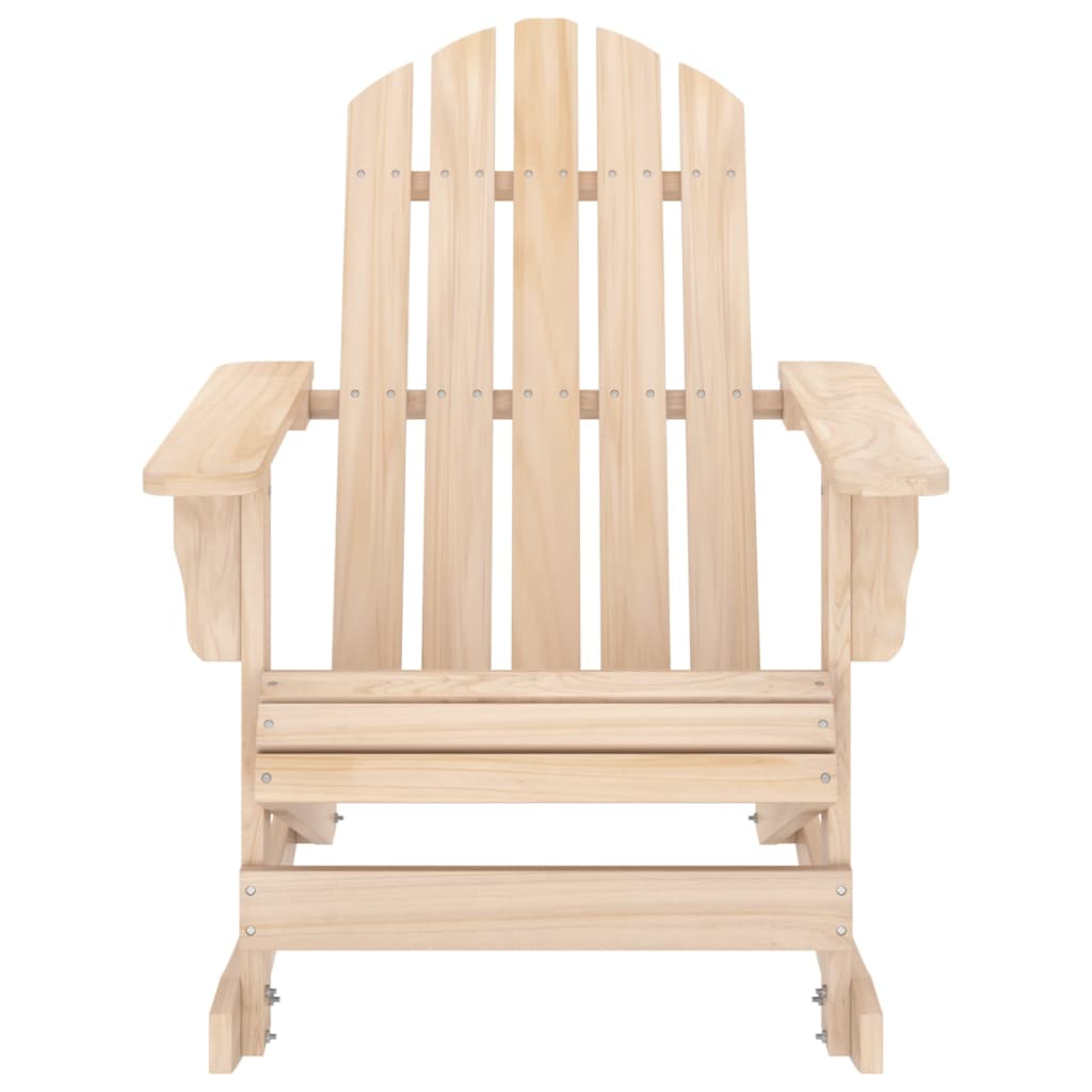 Sedia a Dondolo Giardino Adirondack in Legno Massello di Abete - homemem39
