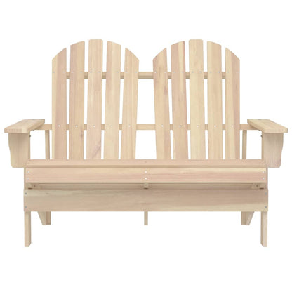 Sedia da Giardino Adirondack a 2 Posti in Legno di Abete | homemem39