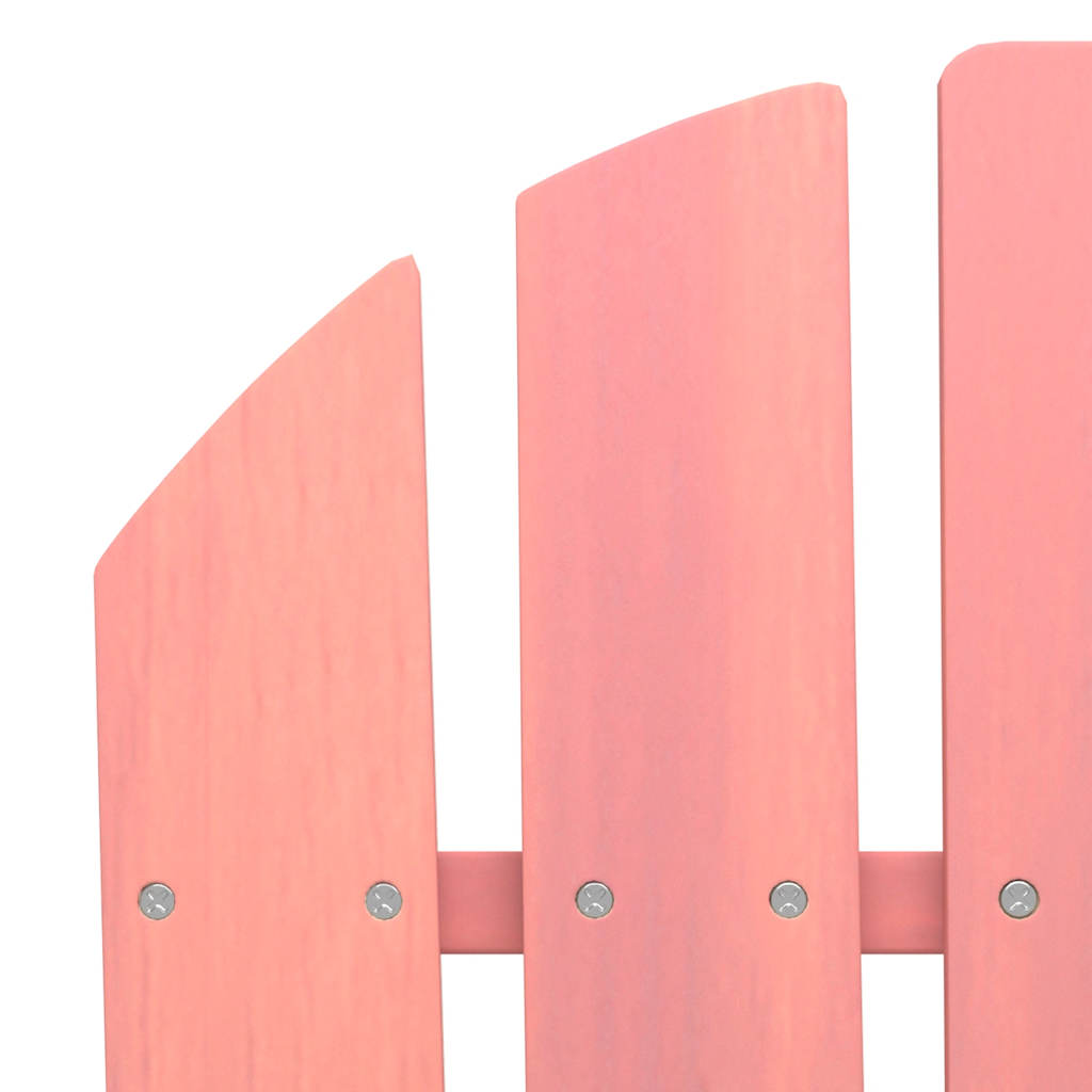 Sedia da Giardino a 2 Posti con Pouf in Legno di Abete Rosa | homemem39
