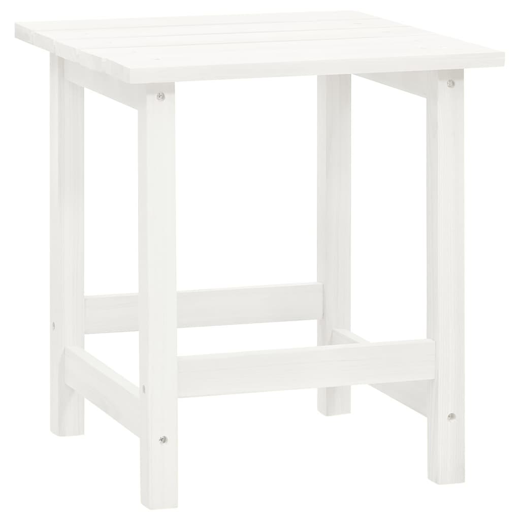 Sedia da Giardino Adirondack con Tavolino in Legno Abete Bianca | homemem39