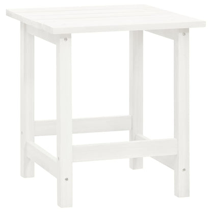 Sedia da Giardino Adirondack con Tavolino in Legno Abete Bianca | homemem39