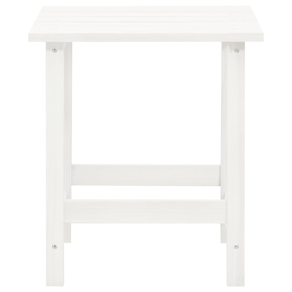 Sedia da Giardino Adirondack con Tavolino in Legno Abete Bianca | homemem39