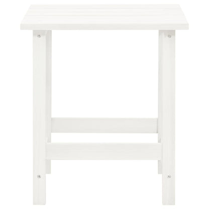 Sedia da Giardino Adirondack con Tavolino in Legno Abete Bianca | homemem39