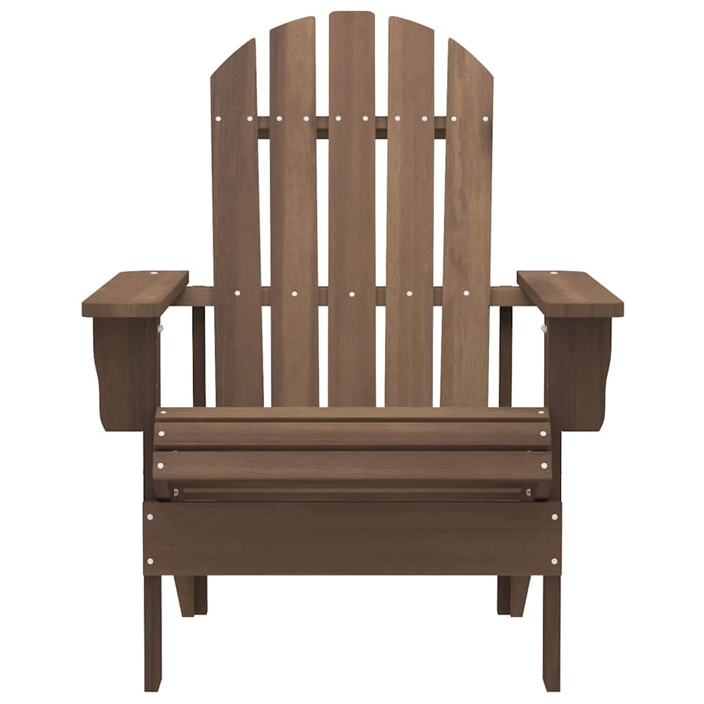Sedia Adirondack con Tavolo Abete Massello Marrone | homemem39