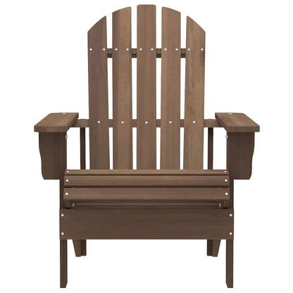 Sedia Adirondack con Tavolo Abete Massello Marrone | homemem39