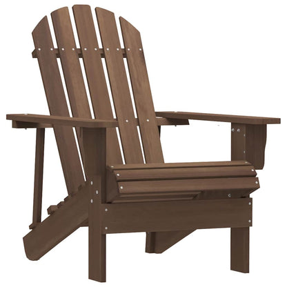 Sedia Adirondack con Tavolo Abete Massello Marrone | homemem39