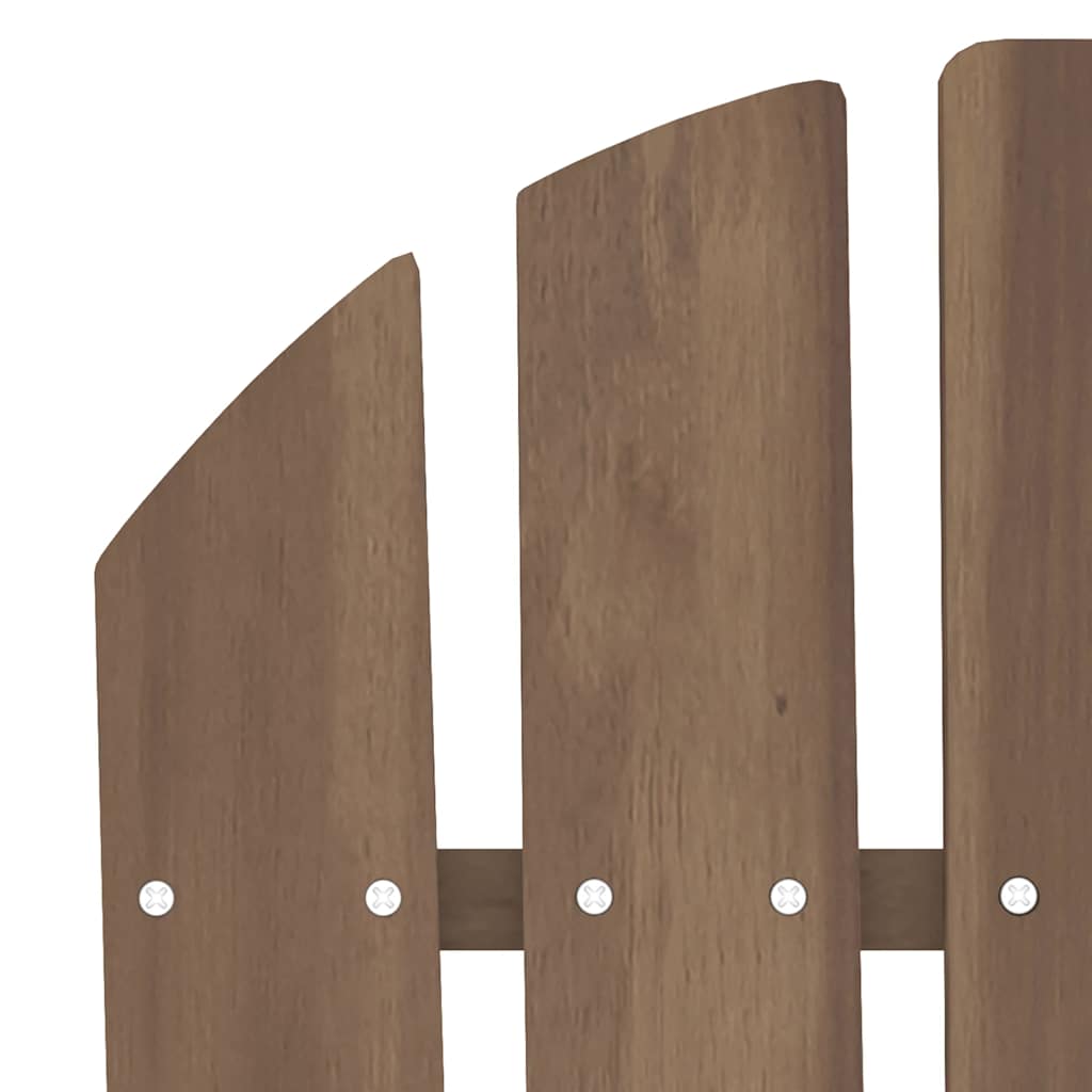 Sedia Adirondack con Tavolo Abete Massello Marrone | homemem39