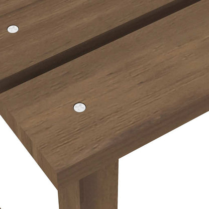 Sedia Adirondack con Tavolo Abete Massello Marrone | homemem39