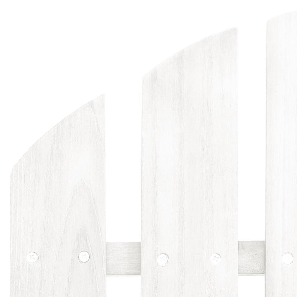 Sedia Adirondack con Ottomana e Tavolo in Abete Massello Bianco | homemem39