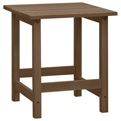 Sedia Adirondack con Ottomana e Tavolo Abete Massello Marrone