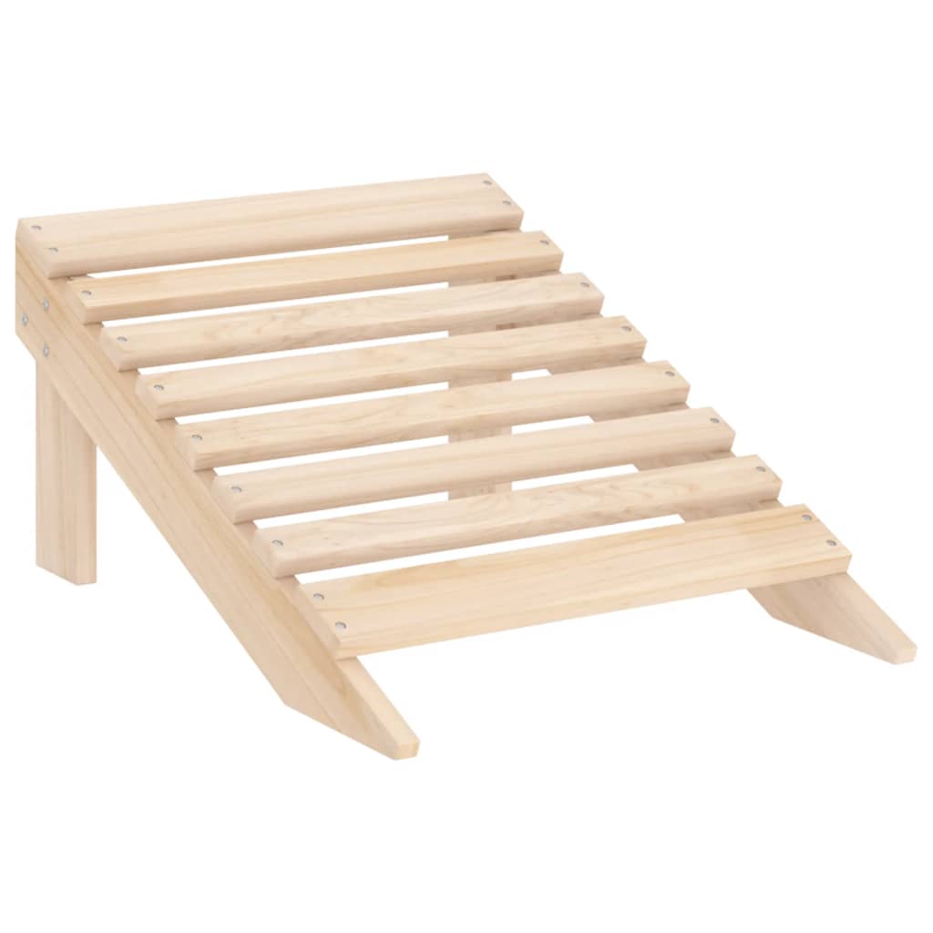 Sedia Adirondack con Poggiapiedi e Tavolo Massello di Abete | homemem39