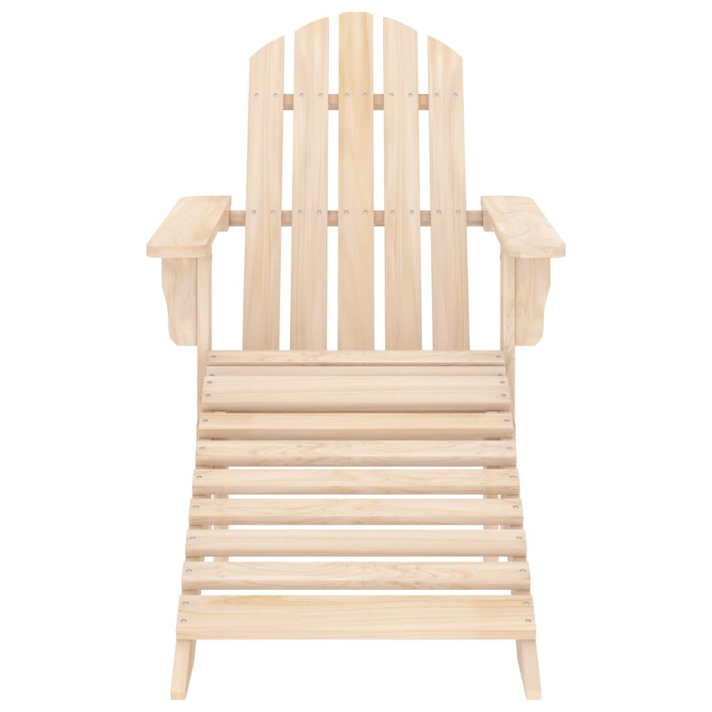 Sedia Adirondack con Poggiapiedi e Tavolo Massello di Abete | homemem39