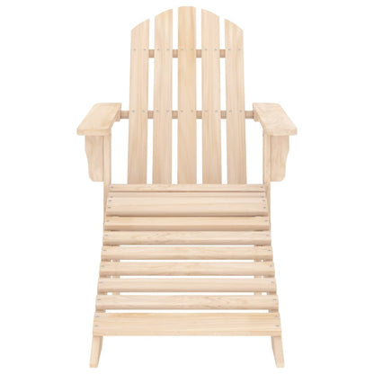 Sedia Adirondack con Poggiapiedi e Tavolo Massello di Abete | homemem39