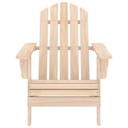 Sedia Adirondack con Poggiapiedi e Tavolo Massello di Abete