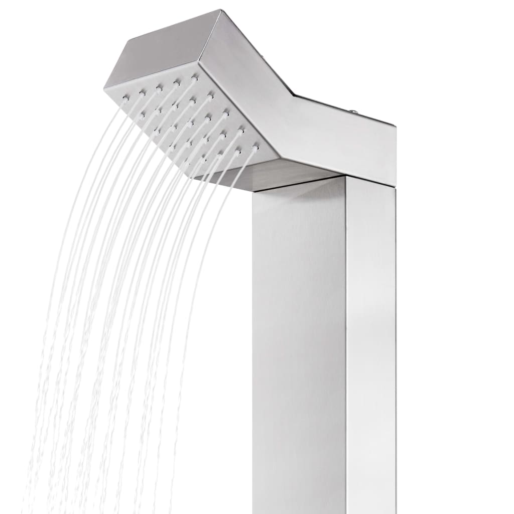 Doccia da Giardino 220 cm in Acciaio Inossidabile - homemem39