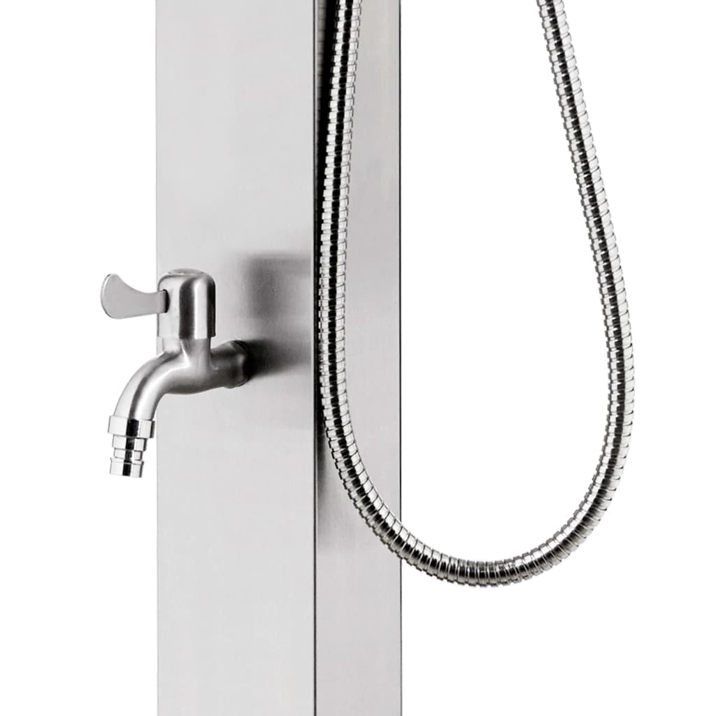 Doccia da Giardino 220 cm in Acciaio Inossidabile - homemem39