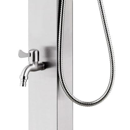 Doccia da Giardino 220 cm in Acciaio Inossidabile - homemem39
