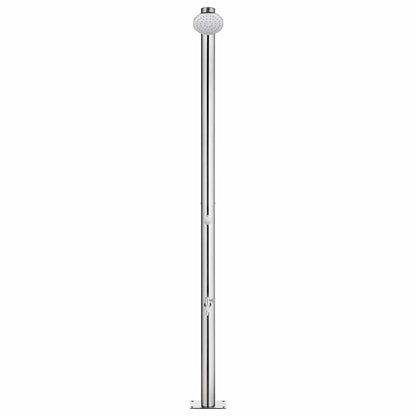 Doccia da Giardino 215 cm in Acciaio Inossidabile