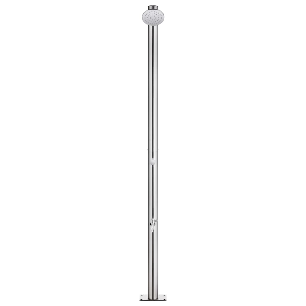 Doccia da Giardino 215 cm in Acciaio Inossidabile - homemem39