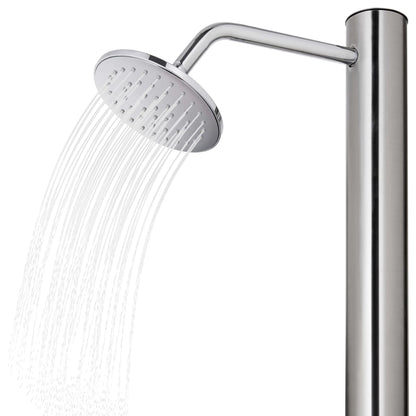 Doccia da Giardino 215 cm in Acciaio Inossidabile - homemem39