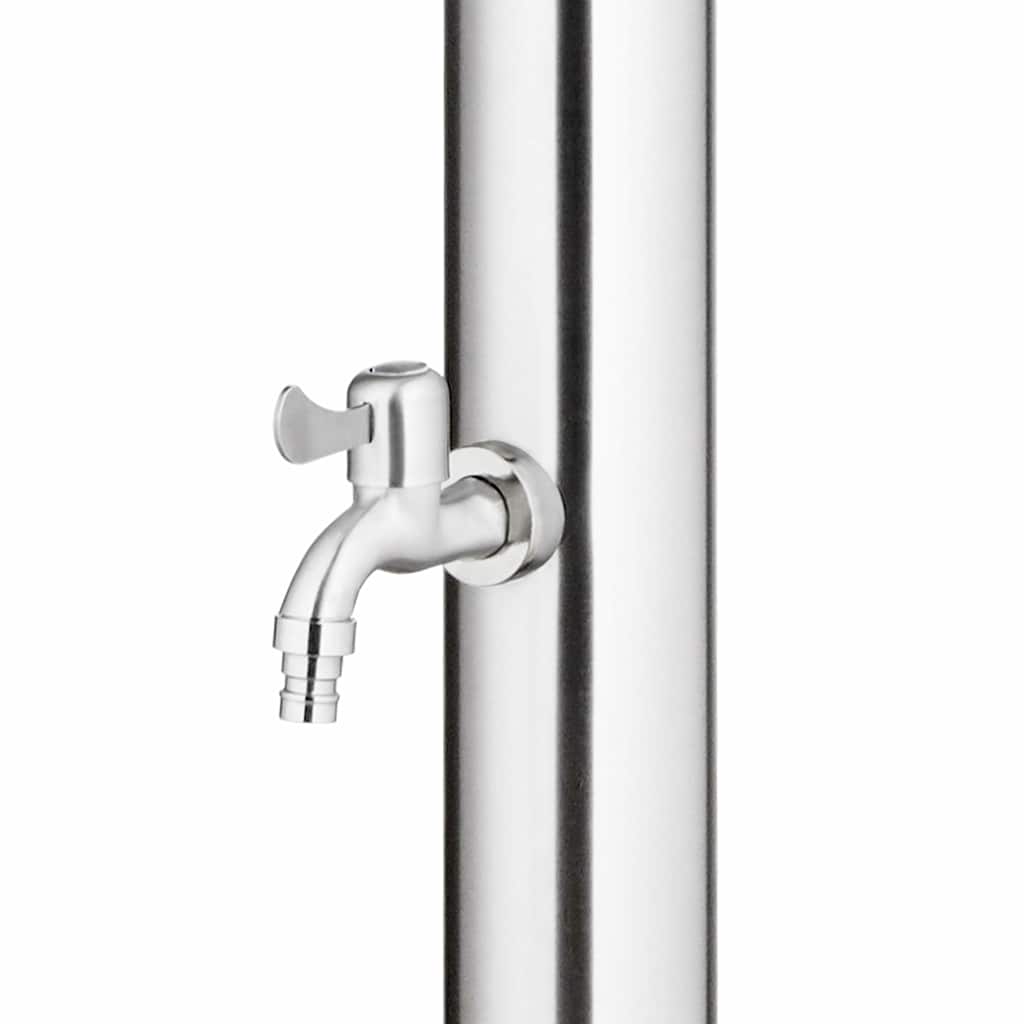 Doccia da Giardino 215 cm in Acciaio Inossidabile