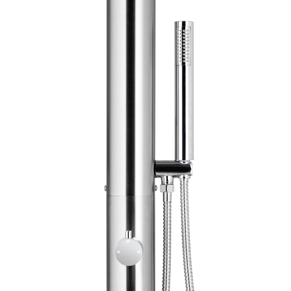 Doccia da Giardino 225 cm in Acciaio Inossidabile | homemem39