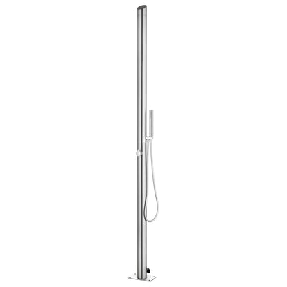 Doccia da Giardino 220 cm in Acciaio Inossidabile