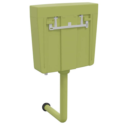 Sciacquone WC con Ingresso Acqua dal Basso 3/6 L Verde Oliva - homemem39