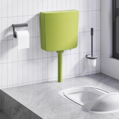 Sciacquone WC con Ingresso Acqua dal Basso 3/6 L Verde Oliva