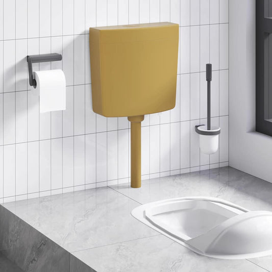 Sciacquone WC con Ingresso Acqua dal Basso 3/6 L Giallo Curry