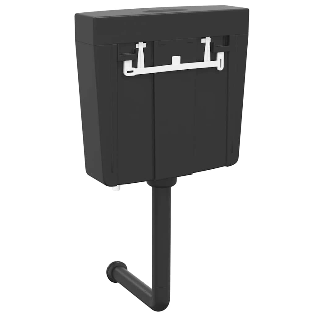 Sciacquone WC con Ingresso Acqua dal Basso 3/6 L Nero - homemem39